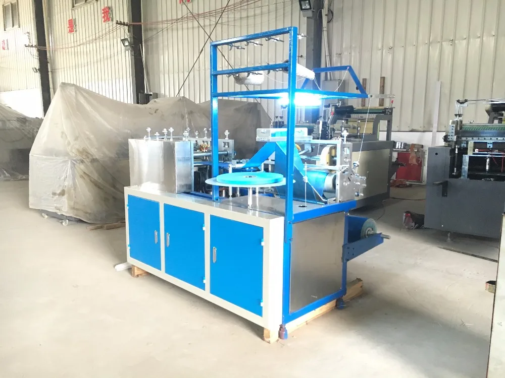 double elastic PE shoe covers machine made/ elastic shoe cover machine