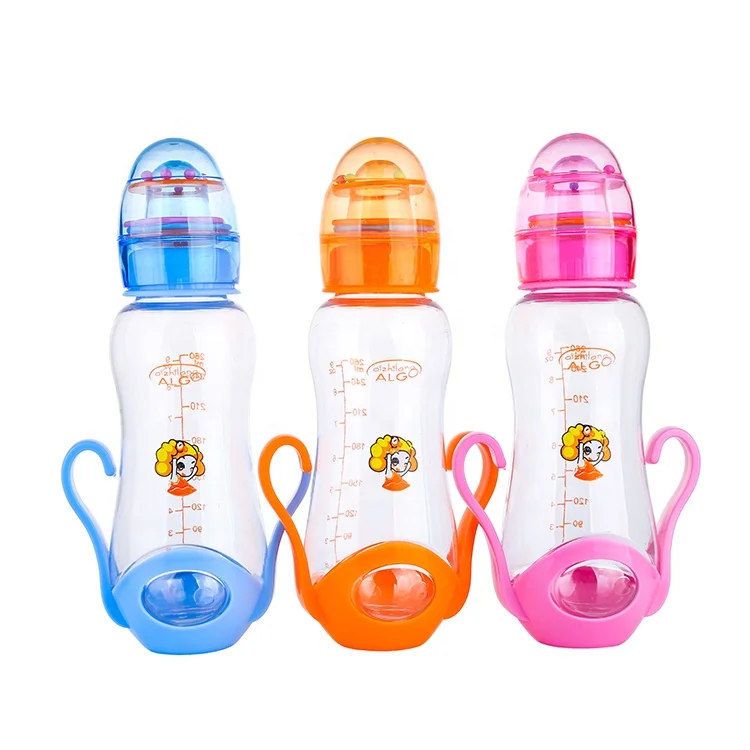 280ml / 10oz standard neck feeding bottle for baby, bpa free baby feeder bottle, baby nursing bottle