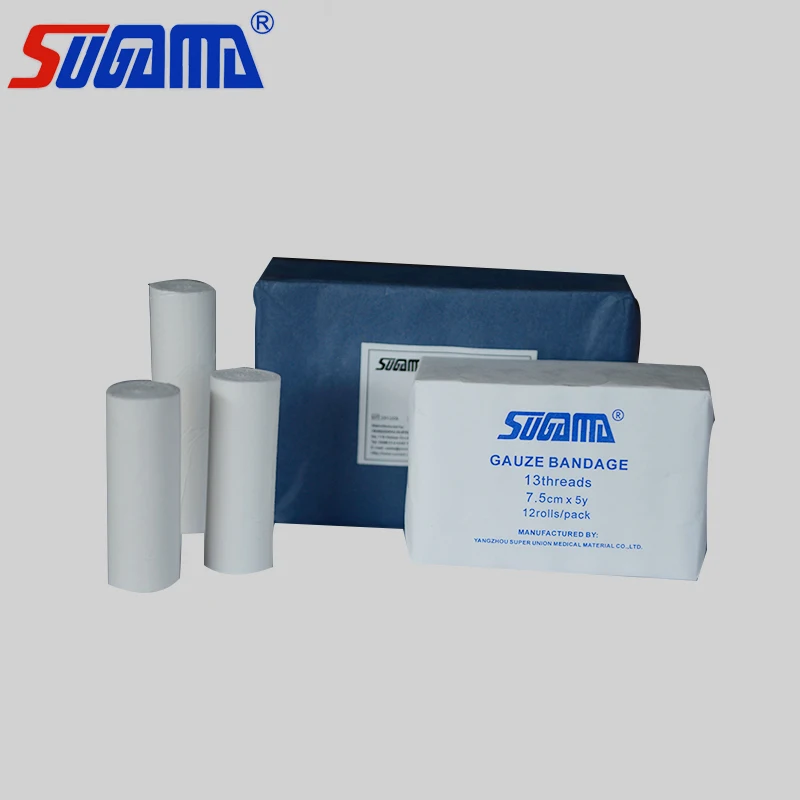 Elastic Cohesive Bandage Manufacturer cotton medical/surgical gauze bandage