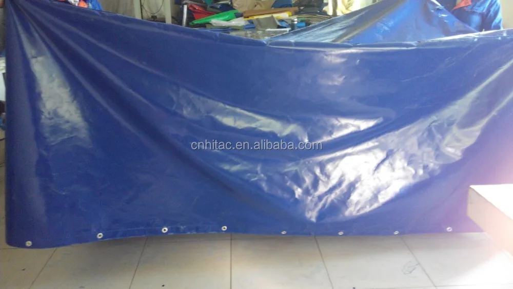 Durable Water Resistant PVC Cage Trailer Cover Tarpaulin