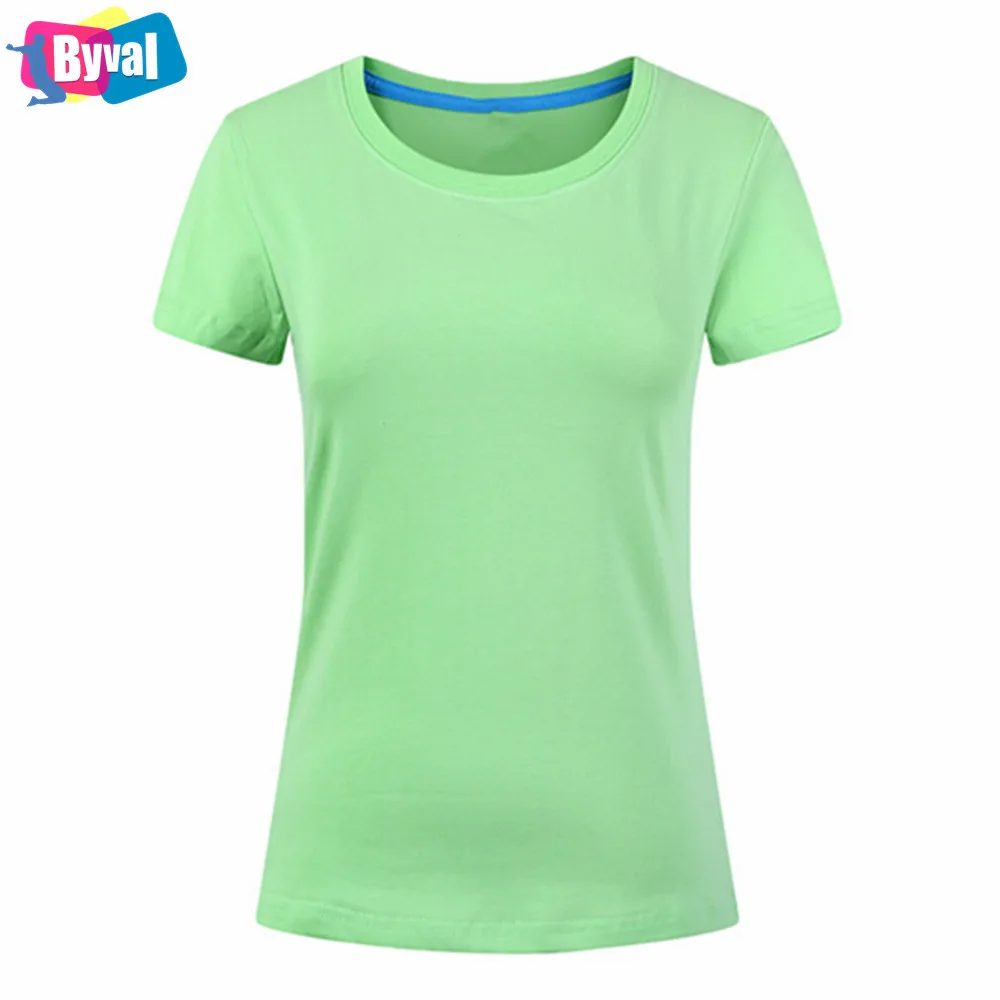 Blank Unisex 95% Cotton 5% Spandex Crew Neck T-Shirt Breathable wholesale t-shirt