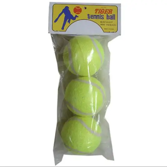 Wholesale Standard Size 2.5 Inch Custom Logo Tennis Balls Ball For Match And Training Pelota De Tenis Custom Logo Available