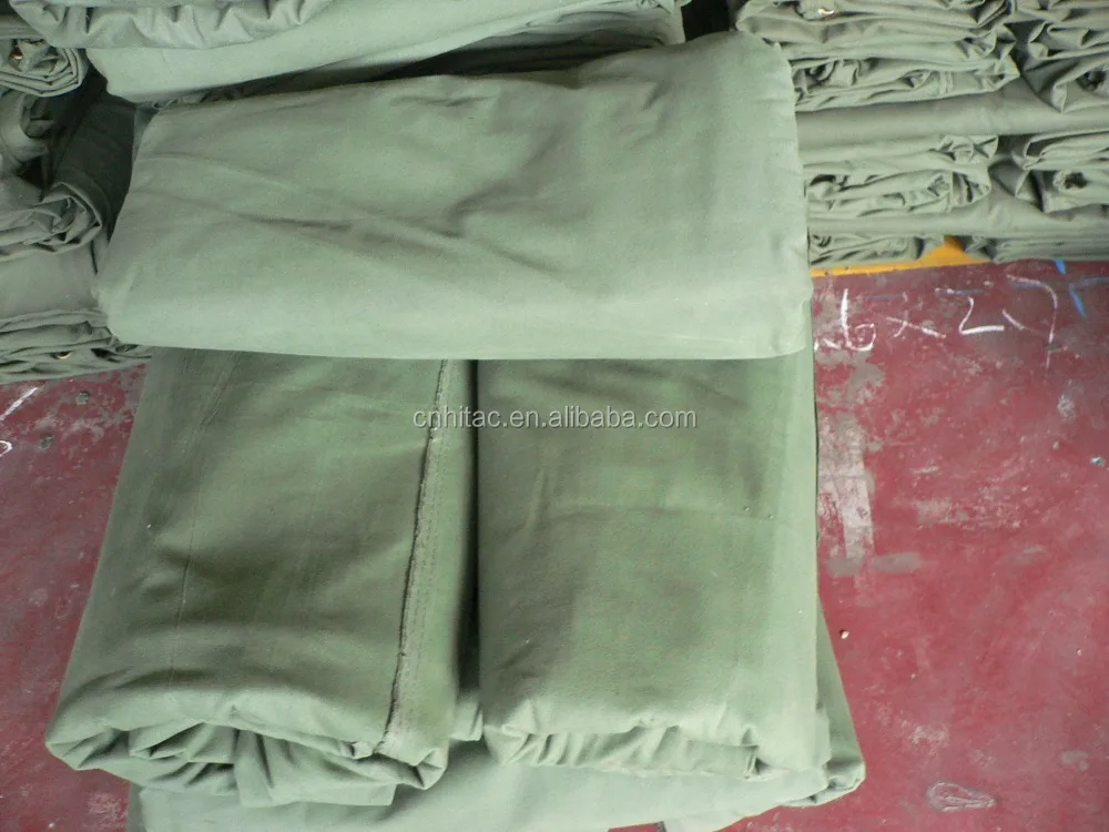 Made To Measure Heavy Duty Army Green Canvas Tarpaulin,18oz Canvas Tarp