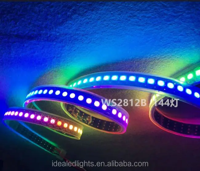 
Addressable waterproof 5V WS2812 144leds per meter LED flexible strip light 