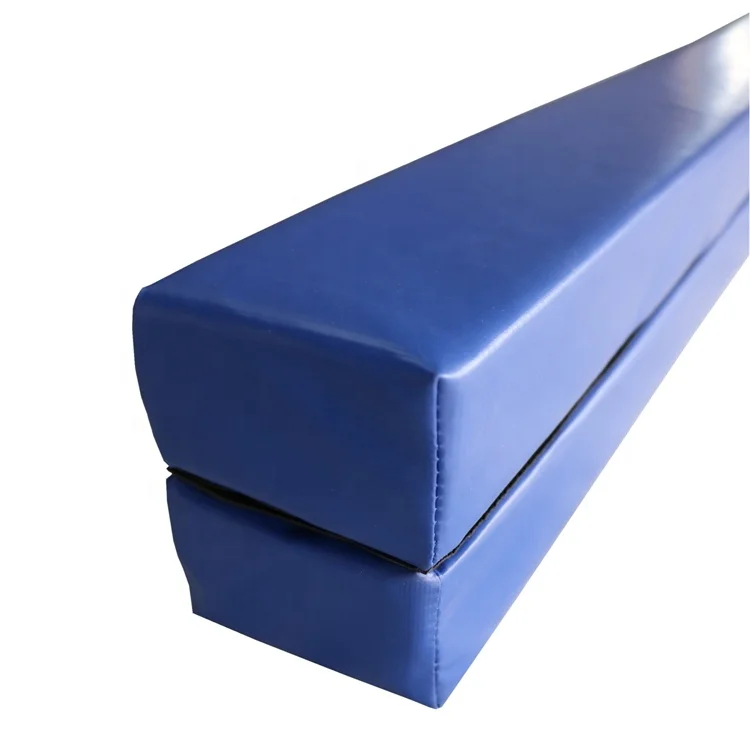 7FT / 8FT Blue PVC Vinyl Floor Gym Skill Training Equipment & Balance Beam Wooden Balance beam