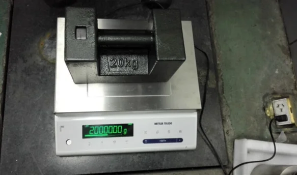 cast iron block weights, 20kg class M1 mass, crane counter weight