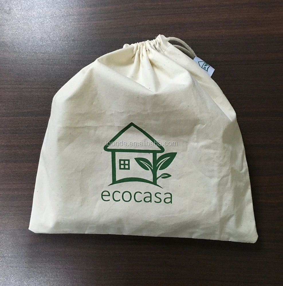 Многоразовые мешки для вегетарианцев из натурального хлопка с бумажной упаковкой