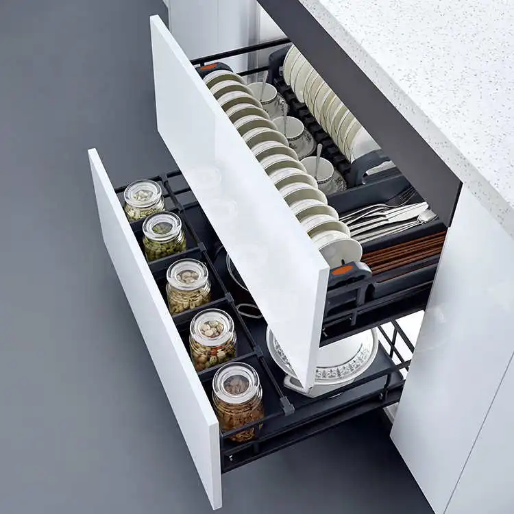 
three sided drawer basket, soft closing drawer basket , stainless steel drawer basket 