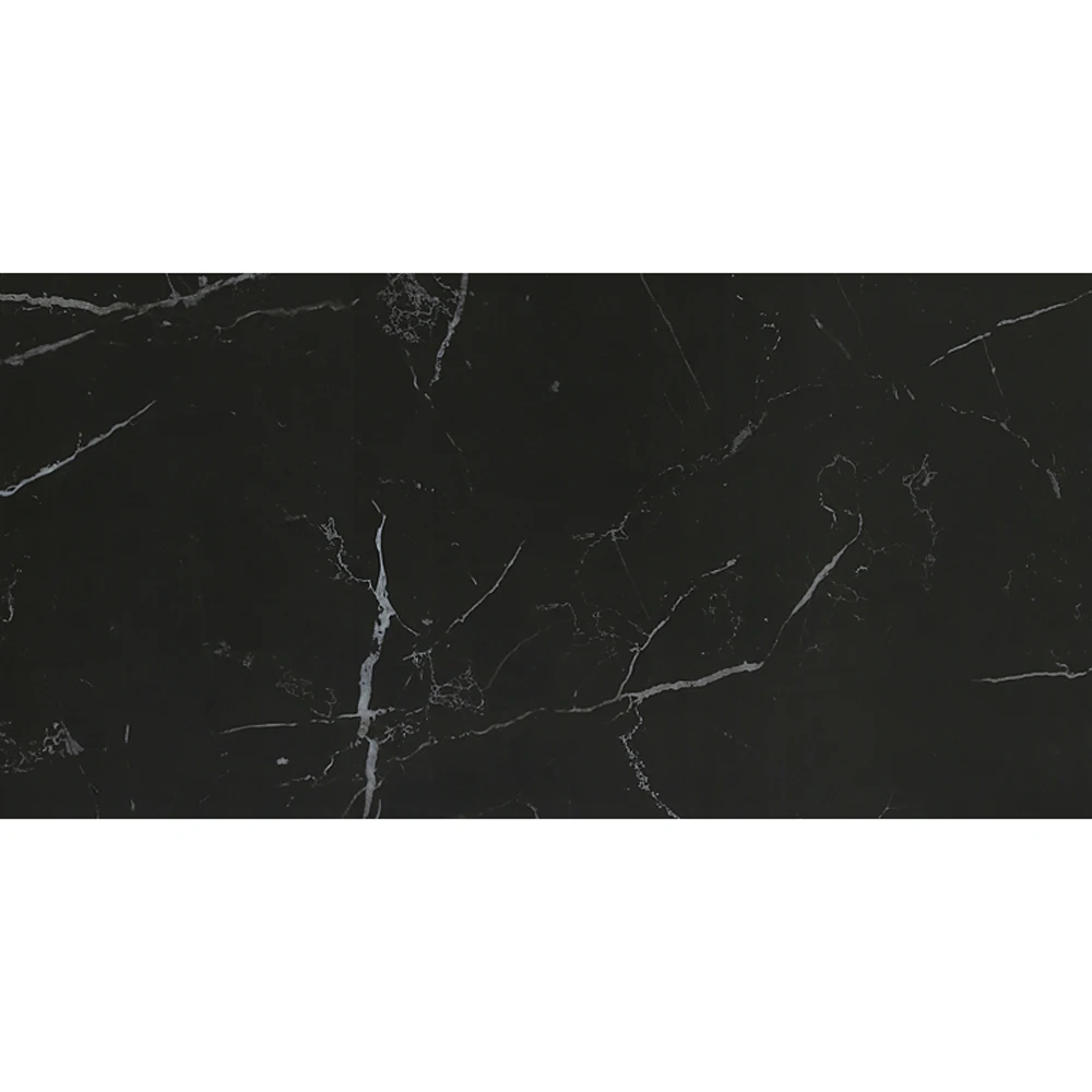 Onyx black gold ceramic floor tile