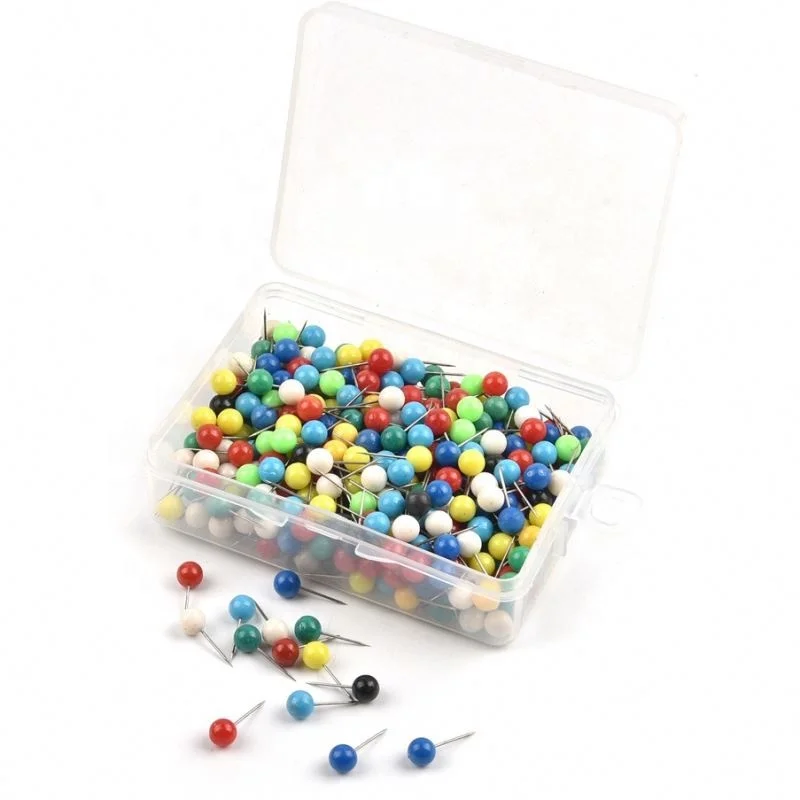 Numbers map tack push blue pins for maps tacks office cute map push pins