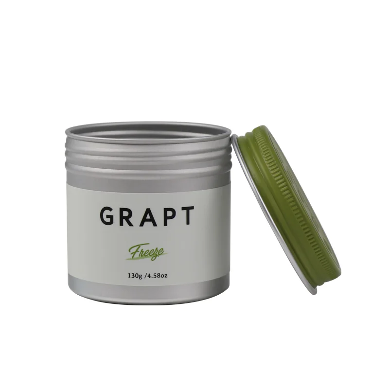 2019 Metal aluminum green tea in tin screw top for food with custom printed