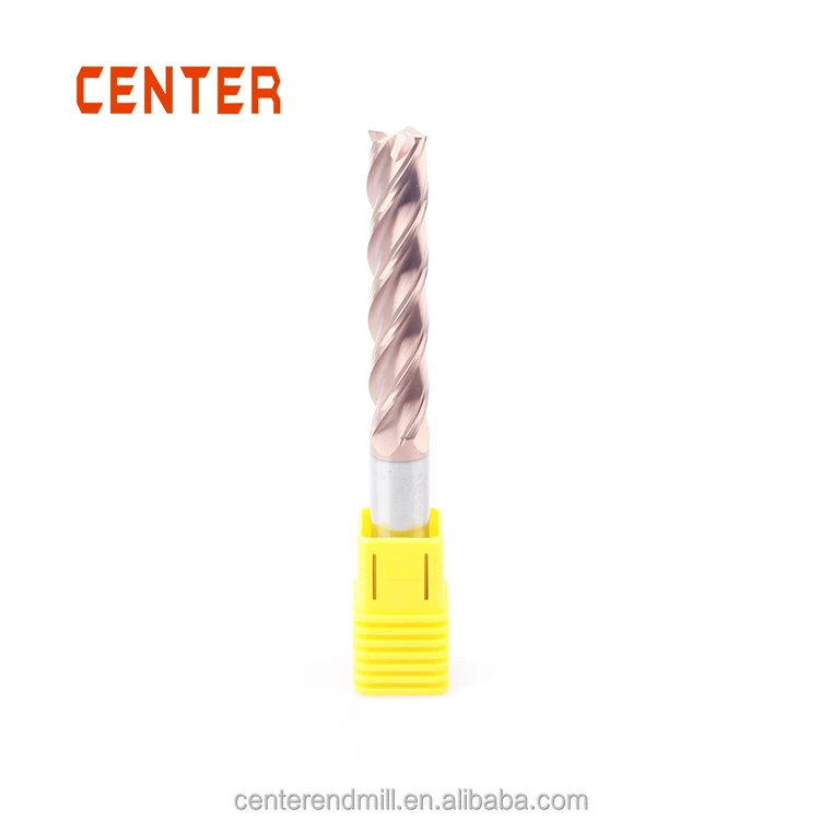 Tungsten Carbide 2 flutes 1/4 inch square end mill