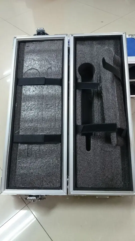 Wireless microphone case for 8 mics with foams
