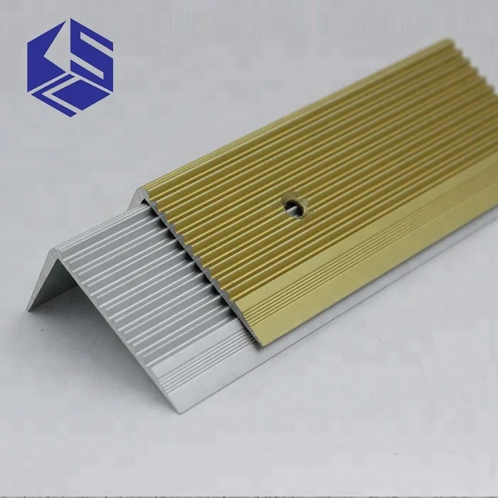 Top level 16mm light silver aluminum wall corner tile trim