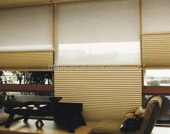 Electric/motor window honeycomb blinds,skylight indoor honeycomb blinds shade