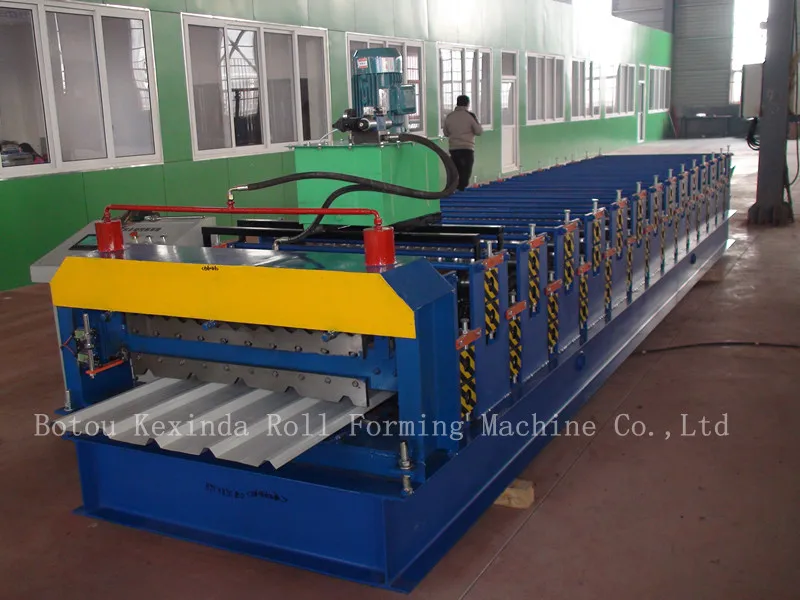 
Aluminum/Galvanized Colored Steel Metal Roofing Sheet Cold Roll Forming Machine for Sale/IBR Profile Manufacturing Machine 