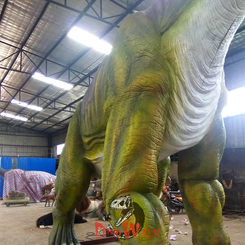 Export Theme Park Animatronic Simulation Long Neck Dinosaur Statue
