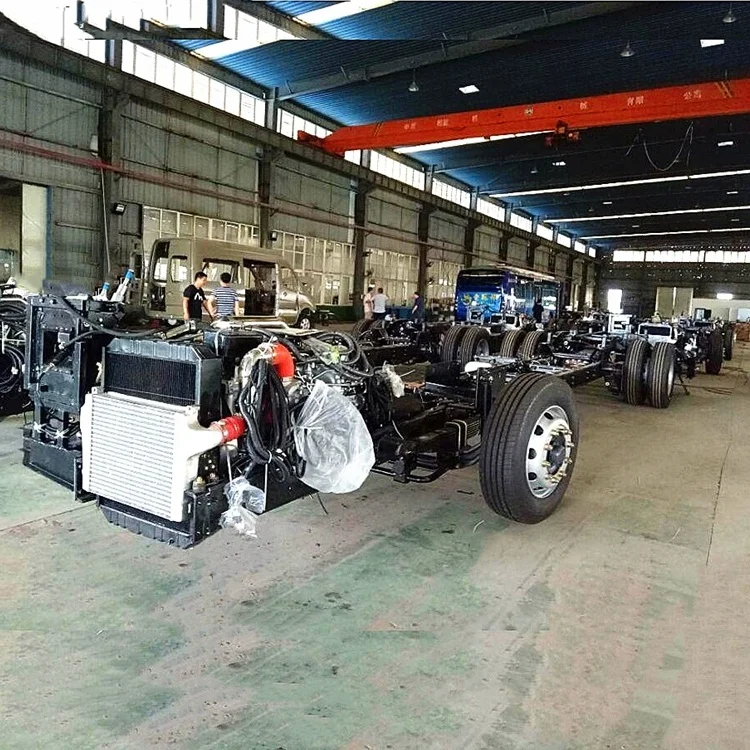 China bus manufacturers JAC 12m rear engine bus frame chassis