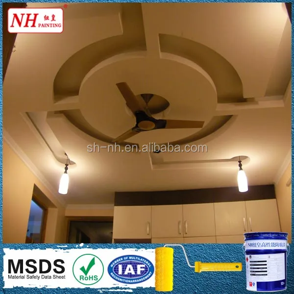 Water based Transparent fireproof no sag ceiling paint