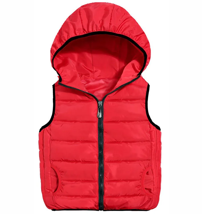 
wholesale fashion kids down jacket vest girls boys padded vest 