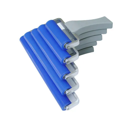 6 inch Industrial Cleaning Aluminium Alloy Slab Dedusting Silicone Roller