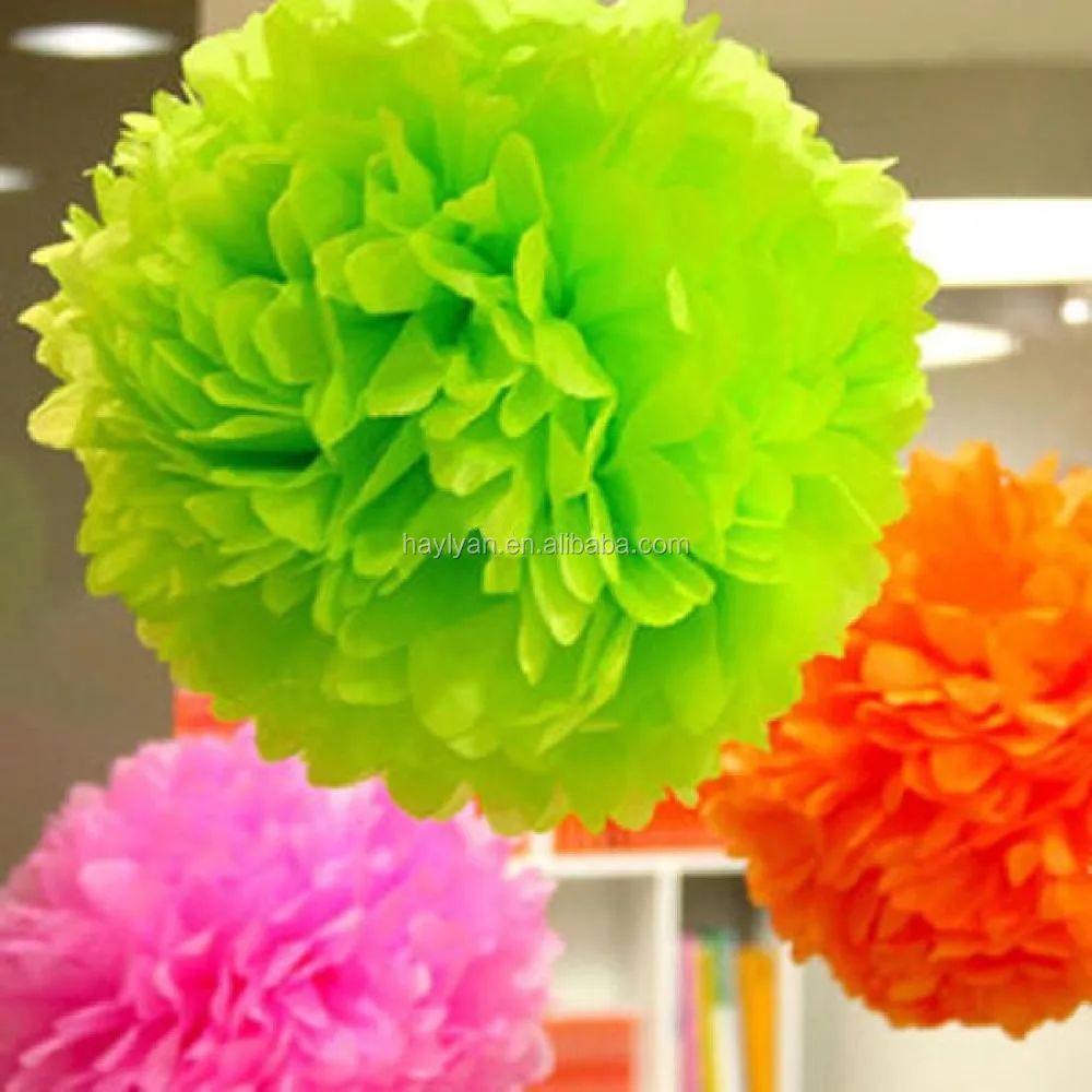 
Wedding decoration paper pompoms for party 
