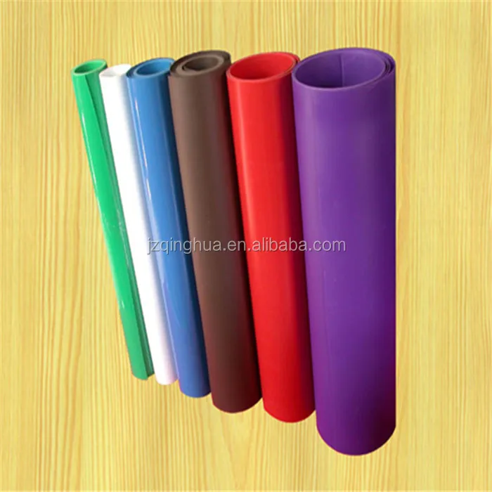 
0.6mm color super clear transparent PVC plastic rigid sheet in roll 