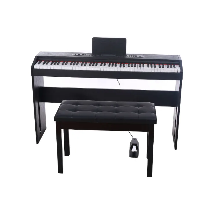 Electronic piano with 88-keys keyboard