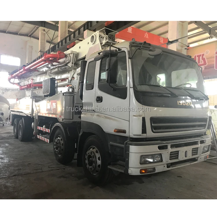 Chinese 25m 48m 52m boom concrete pump trucks