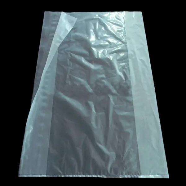 Manufacturing HDPE polyethylene plastic pouch gusset packaging