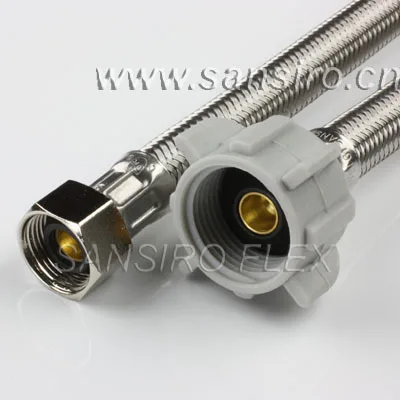 
Stainless Steel Braided Bathroom Faucet Supply Hose 