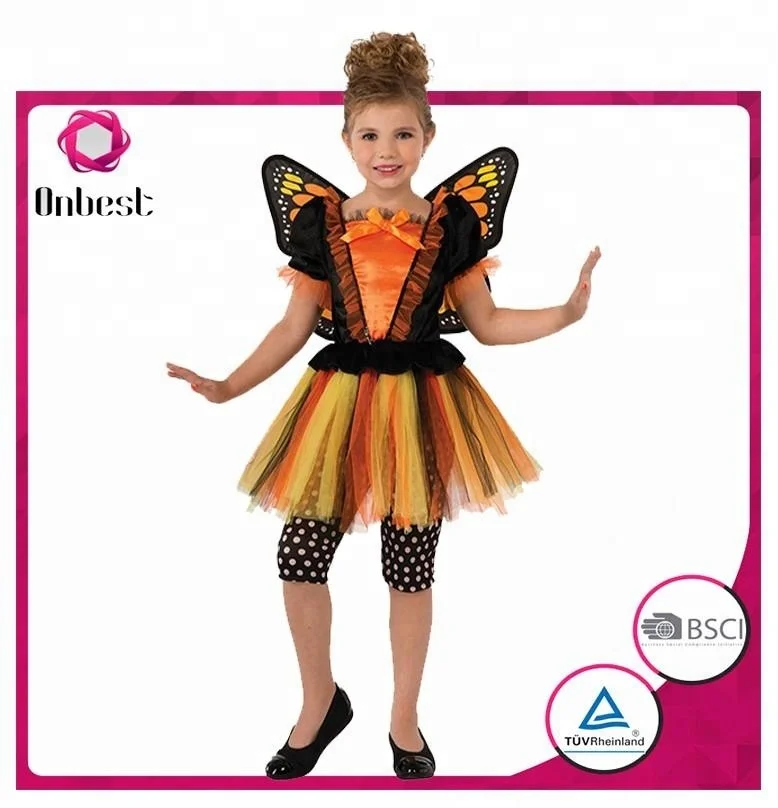 Wholesale costume yellow bee little girl skirt costume for kids