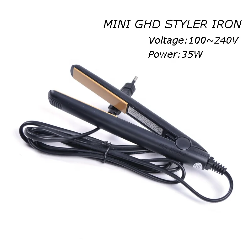 Professional Flat Iron Fast Mini Hair Straightener Hair Extension Iron Household Hair Beauty Tool