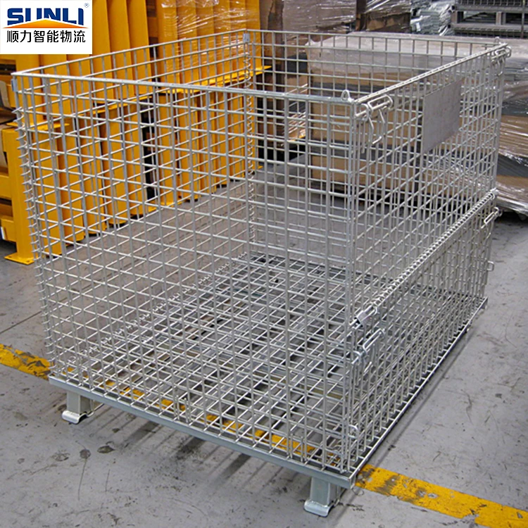 steel foldable , collapsible container