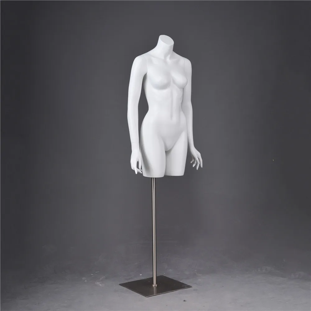Half Body Female Fiberglass/Pu Mannequin Torso