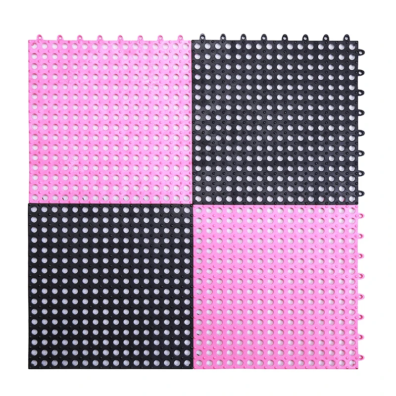 Interlocking Swimming Pool Floor Tiles Mat High Density PVC Vinyl Flooring Graphic Design Simple Color Indoor Modern Smart