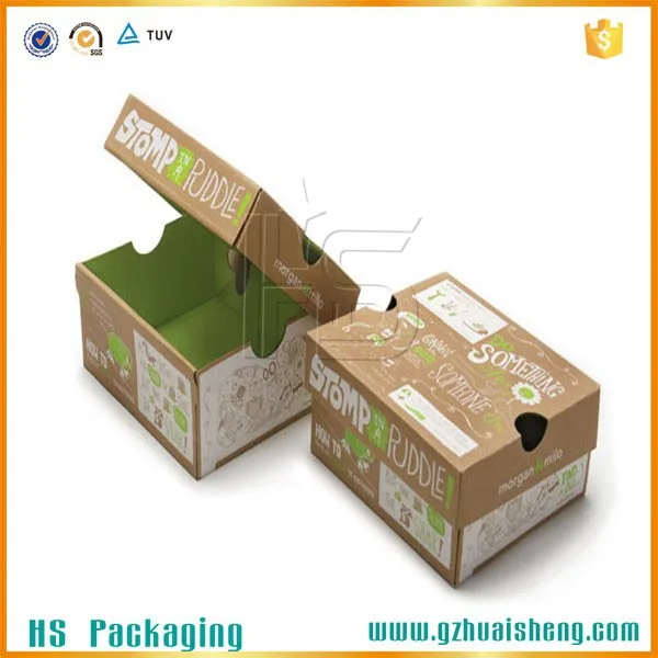 Гофрированного картона декоративные коробке обуви хранения бумажная упаковка подарочная обувной коробки