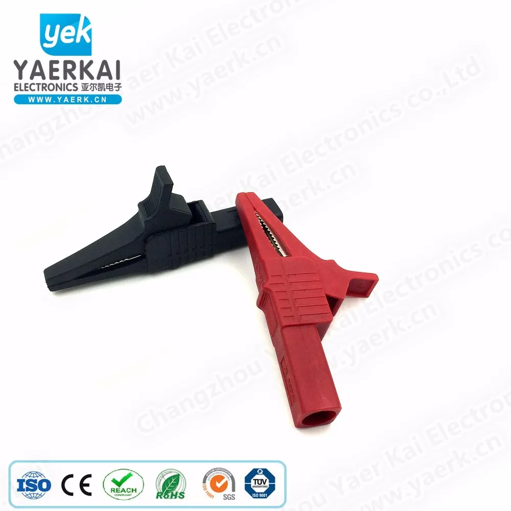 
30A 1000V safety alligator clip battery test clip for sale 