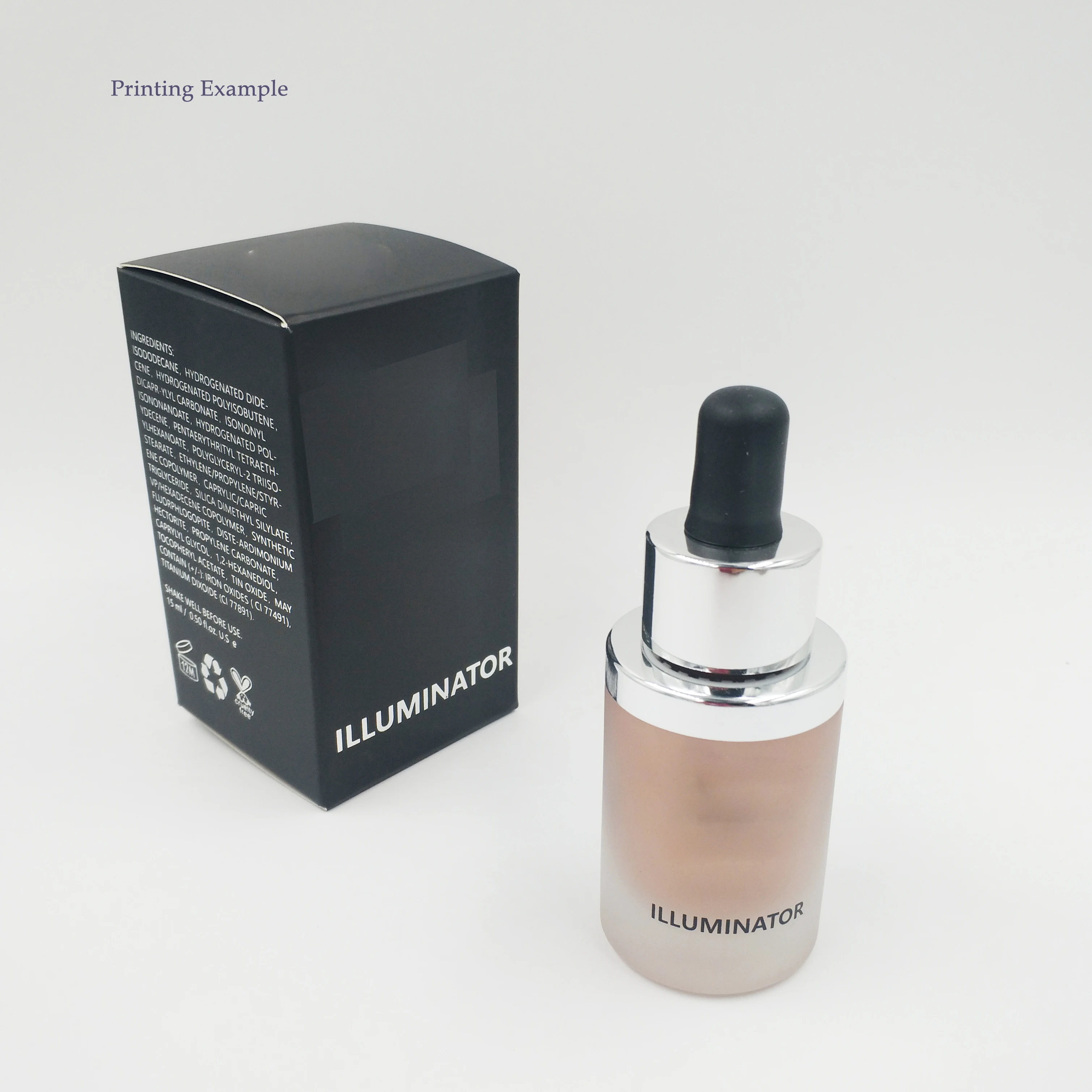 2023 Private Label custom your brand shimmer highlighter liquid illuminator