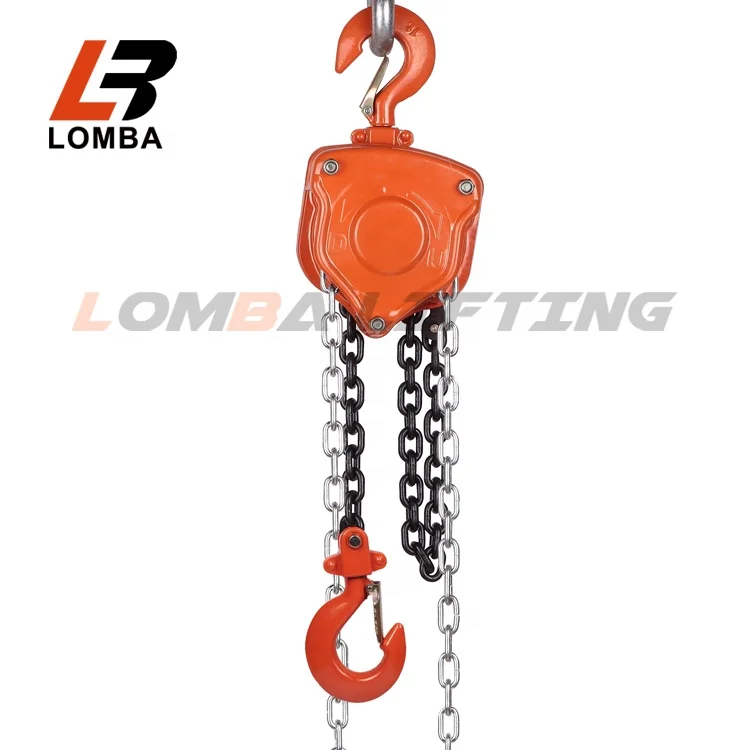 High Quality small size hand chain block 10Ton Vital lifting Chain double Puller Block