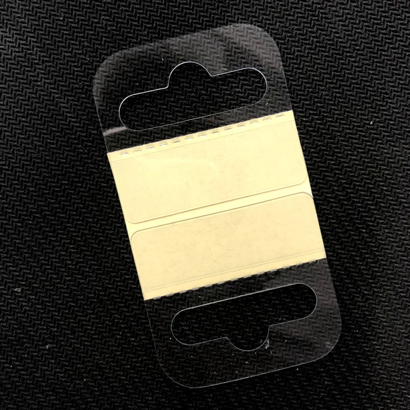 Hot Sale Plastic Adhesive Hang Sticker Tabs With Euro Hole