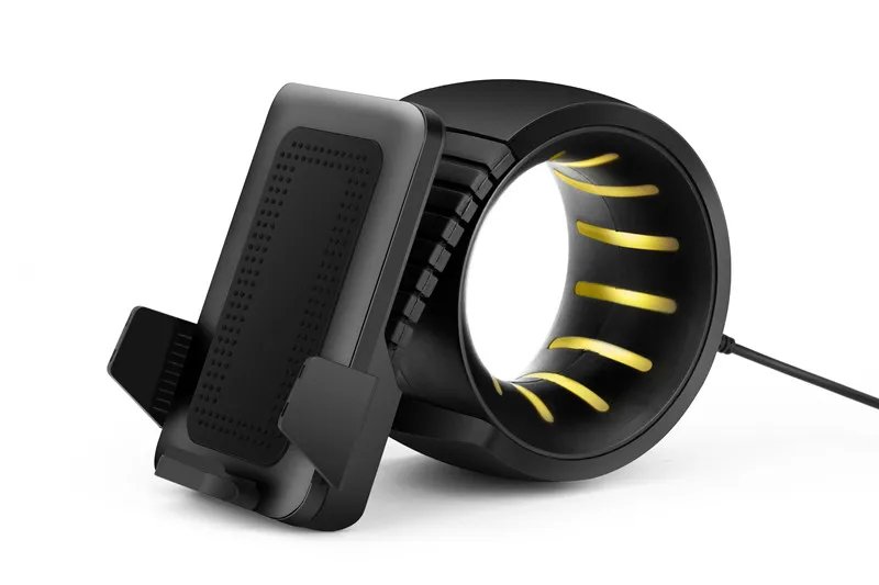 Oem 10w Qi Wireless Charger Desk Lamp Wooden Led Clock Mobile Phone Cellphone Electric Customized ODM CE FCC ROHS 1 1 X USB WH11