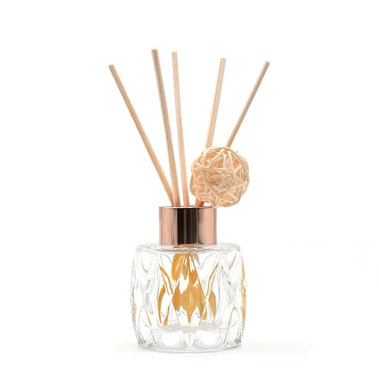 High Quality ODM 50ML Empty Fragrance Oil Car Diffuser Glass Perfume Bottle