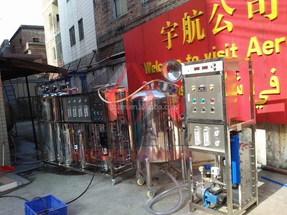 YHSCL-RO 1000LPH UV/EDI River Water Purification System Deep Well Water Purification