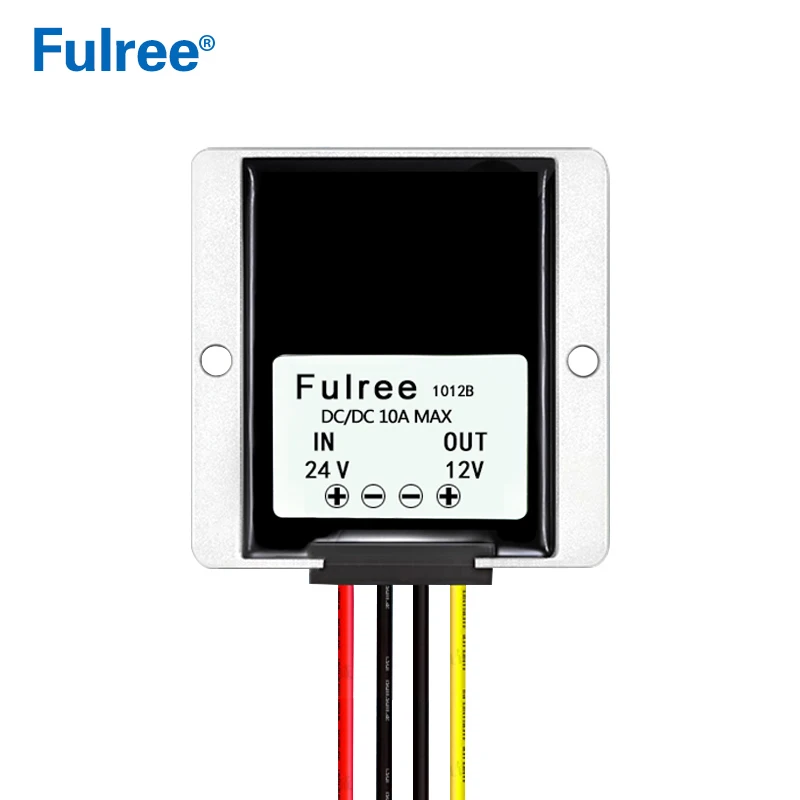 24V DC Step Down to 12V 10A 120W DC Converter 24 Volt Convert to 12 Volt 10 Amp Car Truck Bus Buck Voltage Regulator Module