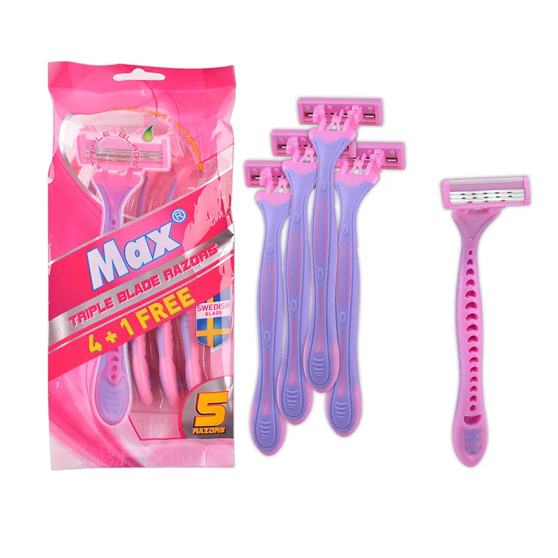 women shaving razor factory