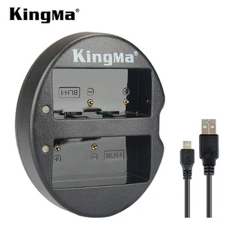 Двойное зарядное устройство KingMa Micro USB для камеры Olympus EM1 MARK II и PS-BLH1
