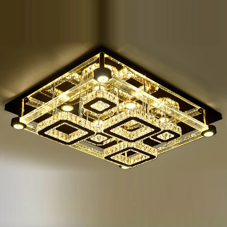 led kristall crystal ceiling LED lights for living room or master bedroom