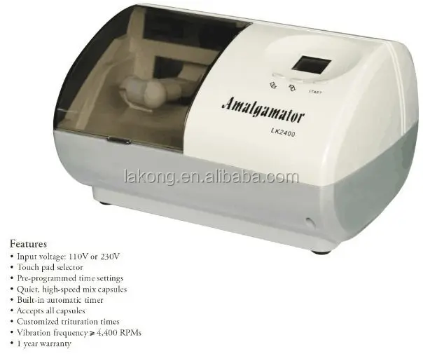 D650 Dental Amalgamator LED display amalgamator accept all capsules amalgam mixer