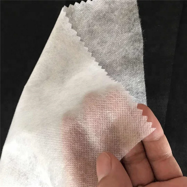 30gsm pva material hydrophilic water soluble interlining paper for embroidery fabric cold water soluble film for lace fabric